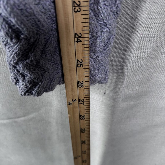 Cotton Country by Parkhurst XL Lavender Cable Knit Eco Cotton Blend Sweater - Picture 7 of 7